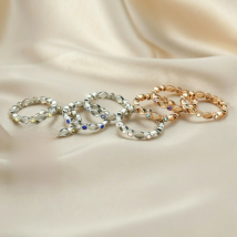 Keepsake Breast Milk Resin Ring Setting Solid 925 Sterling Silver Rose Gold Plated  2x4MM Marquise Bezel Birthstone Ring 1294238