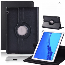 Leather Stand Cover 360 Rotating Case for Huawei MediaPad T5 10.1" Tablet Protective Shell for AGS2-W09/W19/L03/L09