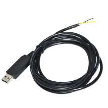 FTDI FT232RL USB TO UART TTL 3.3V 5V 3 CORE 3PIN WE WIRE END OPEN CABLE COMPATIBLE TTL-232R-3V3-WE TTL-232R-5V-WE GND TXD RXD
