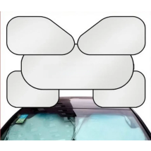 6 Pieces/Set Car Sunshade Windshield Covers Auto Window UV Protection Shield Reflective Sun Block Front Rear Back Side Foldable