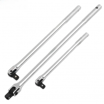 KUNLIYAOI  1/2" Socket Wrench Rotating Flex Head Extension Braker Bar Professional CRV Steel Drive for Extra Torque