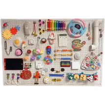 Montessori Baby Children's Self-made Busy Board Diy Accessories Toy Hole Boards Early Education Busyboard Material Learing Toy