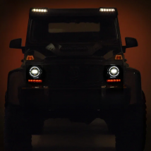 GRC 4-Channel Wireless SMD LED Control System Bluetooth linkage Head&Tail lights For TRAXXAS TRX4 TRX6 Benz G500 G63 #G150PG