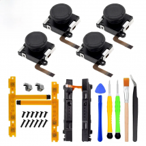28 in 1 NS Joycon Joystick Replacement Repair Kit Left & Right Slider Metal Buckles For Nintendo Switch Lite/Oled Accessories