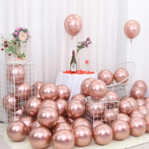 25pcs Rose Gold Metal Balloons Adults Happy Birthday Party Decor Kids Ballon Boy Girl Birthday Baloon Wedding Birthday Balon