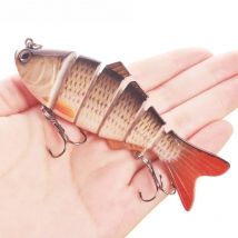 1 Pc Multi Jointed Segment Swimbait Fishing Lure Luminous Wobblers Artificial Hard Bait Pike for Bass Trout Fishing Tackle