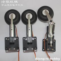 RC Flugzeug Flugzeug Ersatzteil -- 154g 80mm Versenkbare Fahrwerk für 1,5-2,5 kg Flugzeug 25E CRESTED IBIS Flugzeug PST-25