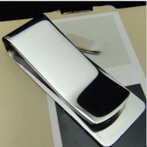 Brand Stainless Steel Sliver Money Clip Slim Pocket Purse Cash Holder Men Women Wallet
