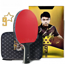 LOKI ARTHUR 9 Star Table Tennis Racket Carbon Offensive Lightweight Ping Pong Racket Paddle Bat with Sticky Rubber ITTF Approved