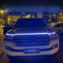 OKEEN Led Car Hood Lights Universal Headlight Strip Flexible Car Decorative Atmosphere Lamps DRL Auto Daytime Running Lights 12V