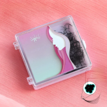 SONG LASHES Pointy Base Premade Fans for Eyelash Extension Loose Fans Medium Stem Sharp Thin Pointy Base Lashes Make Up Tool