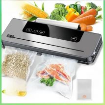 Food Vacuum Sealer Machine Dry Wet Food Vacuum Packaging Machine with UV Kitchen Food Storage Sealing Machine Built-in Cutter