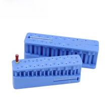 1Pc Dental Endo Measuring Plastic Endodontic Block Files Dentist Instrument Ruler Blue