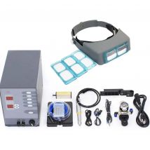 Jewelry Spot Welder Kit CNC Numerical Control Pulse Argon Arc Spot Welding Machine for DIY Jewelry Repair Gold and Hardware 100a