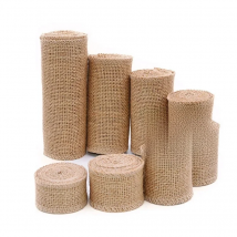 Zerolife 2M/Roll Vintage Retro Natural Jute Burlap Rolls For Rustic Wedding Birthday Party Decor Wrapping Hessian DIY Ribbons