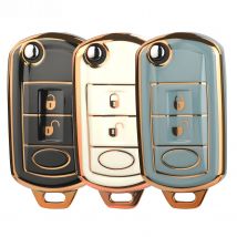 jingyuqin Arrival TPU Car Key Shell Case Fob For For Land Rover Range Rover Sport LR3 Discovery 3Buttons Folding Flid Key