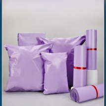 50Pcs Purple Courier Mailer Bags Packaging Poly Package Plastic Self-Adhesive Mailing Express Bag Envelope  Postal Pouch Mailing