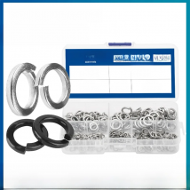 300/480pcs lock washers set stainless steel black carbon steel m2 m2.5 m3 m4 m5 m6 m8 m10 m12 spring lock washer assortment kit
