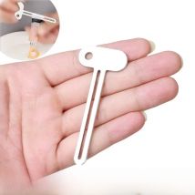 1/3/5Pcs Stainless Steel Toothpaste Tube Squeezers Metal Key Toothpaste Squeezers for Bathroom Hair Dye Cosmetic Tubes Squeezer