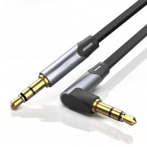Vention Aux-Kabel, 3,5 mm Klinke, Audiokabel, 90 Grad rechtwinklig, 3,5 AUX-Kabel für