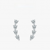 Ailmay Genuine 925 Sterling Silver Luxury Water Drop Shape Dazzling CZ Long Earrings For Women Wedding Fine Luxury Jewelry Gift