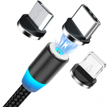 Magnetic USB Cable Fast Charging Type C Phone Cable Magnet Charger Data Cord Magnet Plug Micro USB For Cellphone Charge Wire