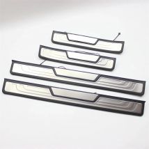 Car Styling Stainless Steel Led Door Sill Scuff Plate Guard Sills Protector Trim For Honda CRV CR-V