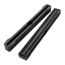 2 Pcs 10.51 Inch Longboard Surfboard Fin Box Nylon Plastic Single Tail Rudder Groove Center Single Fin Box Surfing Accessories