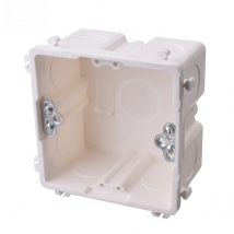 Coswall Adjustable Vertically / Horizontally Installation Internal Mounting Box 83mm*83mm*48mm For 86 Type Switch And Socket
