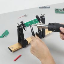 NEWACALOX 360° Rotated Magnetic Adjustable Circuit Board Holder Soldering Helping Hand for Clamping PCB/Desoldering/Soldering