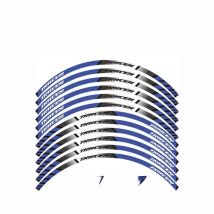 12 Pcs Motorcycle Reflective tire decals Wheels Moto Stickers decoration protection rim sticker For YAMAH TRACER