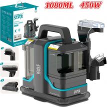 Seeiswork Aspirapolvere umido e secco 15Kpa Pulitore portatile per tappeti per divani con filo Doppia testa della spazzola Macchina per la pulizia dei tessuti macchiati