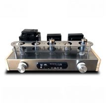 Tokban 6n2 6p1 Vacuum Tube Amplifier Kit Diy 3.5w*2 2.0 Class A Amplifier Usb Fm Aux Bluetooth 5.0 Vu Meter HIFI Amp Audio
