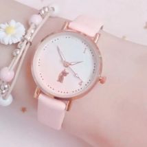 Cute Cat Children Watches Fashion Fall Proof Cartoon Kids Quartz Watch Student Sport Glow Gradient Girls Clock Orologio Donna