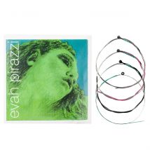 Evah Pirazzi 4/4 Violin Strings Set Slivery Steel Medium Gauge Steel Ball-End E Corda Violin German Design