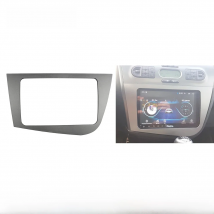 Radio Fascia for Seat Leon Double Din Head Unit Stereo Panel Dash Mounting GPS Navigation Installation DVD Trim Face Frame Bezel