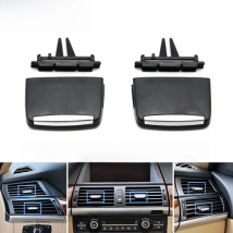 Car Interior Front Rear Center Fresh Air Conditioner AC Vent Grille Slider Tab Clip Repair Kit For BMW X5 E70 X6 E71 E72