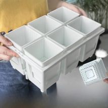 High Wall Succulent Pots Cactus Planter Indoor Outer Door Home Decoration Plastic Flower Pots with Drainage and Air Holes