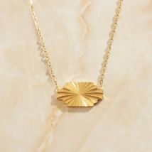 SOMMAR resin charms 18KGP Gold plated Girlfriend necklaces & pendants Niche, wild multi-layer necklaces sport