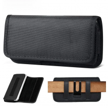 Phone Holster Nylon Cell Phone Belt Clip Loops Pouch Carrying Case Waist Bag for iPhone 13 12 11 X XR Samsung Galaxy S22 S21 S20