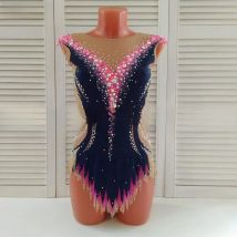 LIUHUO Women Girl Adult Kid Performance Ballet Rhythmic Gymnastics Competition Leotard Ice Figure Skating Dress Dance BD1306