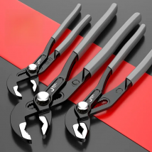 Water Pump Pliers Quick-Release Plumbing Pliers Pipe Wrench Adjustable Water Pipe Clamp Pliers Household Hand Tools Multi-functi