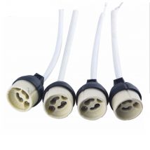4PCS Buchse Stecker Adapter Neue GU10 Keramik LED/CFL/Halogen Lampenfassung 18CM