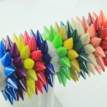 FishSheep Big Acrylic Spike Studs Bracelets For Men Women Rock Punk Stretched Rivets Charm Bracelets & Bangles Fashion Jewelry