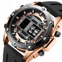 RUIMAS Luxury Roller Digital Quartz Watches Men Waterproof Wristwatch Top Brand Military Sports Watch Man Relogios Masculino 553
