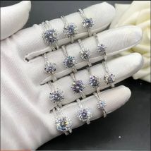 CC Women's Rings Cubic Zirconia Wedding Engagement Jewelry Luxury Bridal White Fashionable Fashion Gift Ornaments