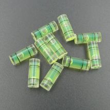 100pcs 6*15mm Acrylic tubular levels mini spirit level Liquid level Indicator for Hanging horizontal ruler