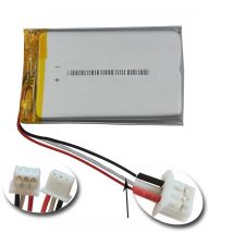 3.7V 1200mAh Thermistor 3-Wires Polymer Li Lithium Battery 503759 Lipo JST 3Pin 1.25mm For GPS Mp5 Camera Tablet PC 053759