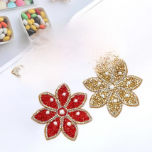 Sparkling Rhinestone Sequin Patch Flowers Star Iron on Ironing Stickers Crystal Applique For Jeans Dress Clothing Decoration DIY