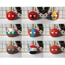 Polandball Plush Doll Albania Romania Bulgaria Mongolian Afghanistan Cambodia Countryball Stuffed Pillow Pendant Cosplay Gift